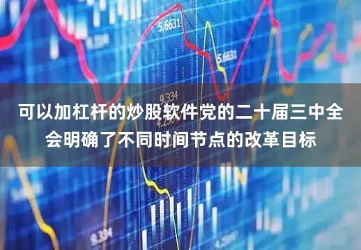 可以加杠杆的炒股软件党的二十届三中全会明确了不同时间节点的改革目标